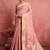 Baby pink soft silk blend weaving saree