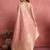 Baby pink soft silk blend weaving saree