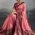 Pink soft kanjivaram silk blend meenakari weaving saree