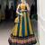 mustard Rayon Chaniya Choli with Intricate Gamthi Work & Gota Patti Lace