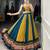 mustard Rayon Chaniya Choli with Intricate Gamthi Work & Gota Patti Lace