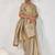 Tissue linen beige woven saree