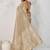 Tissue linen beige woven saree