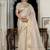 Silver tissue linen khatli handwork saree