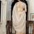 Silver tissue linen khatli handwork saree