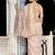 Light pink tissue linen khatli handwork saree