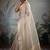 off white tissue silk blend saree with tissue brocade blouse piece