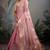 light pink tissue silk blend saree with tissue brocade blouse piece