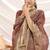 Rust soft linen tissue border work saree