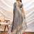 Grey soft linen tissue border work saree