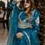 Art Silk Embroidery Work Anarkali Kurta Pant with Net Dupatta Set For Women