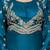 Art Silk Embroidery Work Anarkali Kurta Pant with Net Dupatta Set For Women