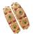 Set of 2 gold plated red & green stone studded bangles