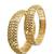 Set of 2 silver plated beads studded bangles
