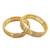 Set of 2 silver plated beads studded bangles