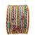 Set of 12 multicolour thread bangles set