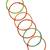 Set of 12 multicolour thread bangles set