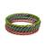 Set of 12 multicolour thread bangles set