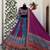 Vibrant Blue and Purple Traditional Lehenga with Intricate Floral Embroidery and Ethnic Detailing