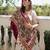 Elegant White Lehenga with Vibrant Multicolor Embroidery and Contrasting Magenta Dupatta