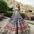 Royal Navy Blue Multicolor Mirror Work Navratri Lehenga Set