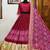 Regal Maroon Bandhani Lehenga with Golden Zari Border and Dupatta