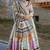 Vibrant Multicolor Traditional Lehenga with Intricate Embroidery and Dupatta