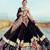 Black Lehenga with Vibrant Patchwork and Intricate Embroidery