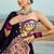 Black Lehenga with Vibrant Patchwork and Intricate Embroidery