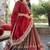 Elegant Traditional Red and Black Embroidered Lehenga with Dupatta