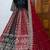 Elegant Traditional Red and Black Embroidered Lehenga with Dupatta