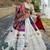 Traditional Ethnic Lehenga with Colorful Artistic Prints and Intricate Embroidery