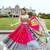 Vibrant Patchwork Lehenga with Embroidered Choli and Mirror-Embellished Dupatta