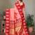 Light pink silk blend silver golden zari weaving banarasi saree with paisley zari border