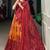 Rani Pink Tussar Silk Bandhej Print Lehenga Set with Gotta Patti Dupatta