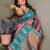 Baby pink silk blend silver golden zari weaving banarasi saree with paisley zari border