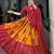 Rani Pink Tussar Silk Bandhej Print Lehenga Set with Gotta Patti Dupatta
