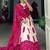 Pink Tussar Silk Bandhej Print Lehenga Set with Gotta Patti Dupatta
