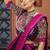 Embroidered Magenta and Navy Blue Mirror Work Chaniya Choli for Navratri