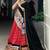 Traditional Red Cotton Lehenga with Mirror & Embroidery Work