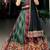 multi colour Bandhani Lehenga with Intricate Embroidered Border and Black Dupatta