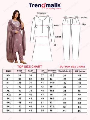 Peach Cambric Cotton Embroidery Kurta Pant with Dupatta Set 6