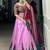Pink Tussar Silk Lehenga with Colorful Gamthi Embroidered Blouse and Printed Dupatta