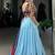 Sky Blue & Navy Multicolor Traditional Lehenga Set with Gamthi Work