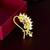 Gold plated stone studded clip on nosepin