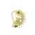 Gold plated traditional clip on nosepin