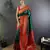 Green silk blend butti zari weaving banarasi saree with woven saree