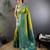 Light green silk blend butti zari weaving banarasi saree with woven saree