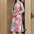 Women's cotton floral printed kurta with pant