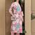 Women's cotton floral printed kurta with pant